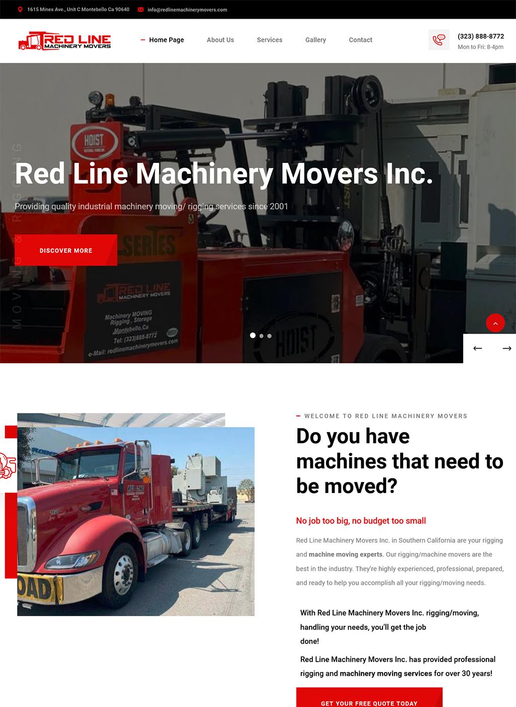 Redline Machinery Movers